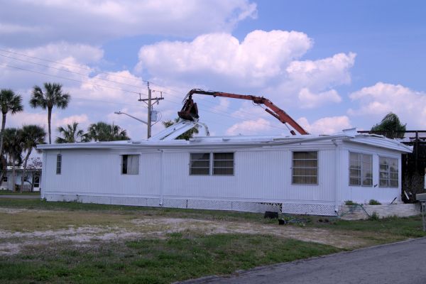 Mobile Home Demolition in Mandeville
