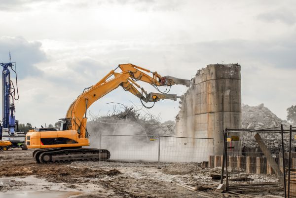 Silo Demolition in Mandeville