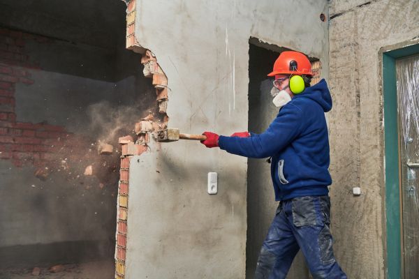 Concrete Wall Demolition in Mandeville