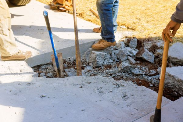 Pavement Demolition in Mandeville