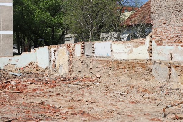 Brick Wall Demolition in Mandeville