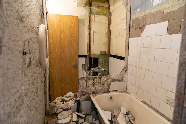Shower Tile Demolition in Mandeville