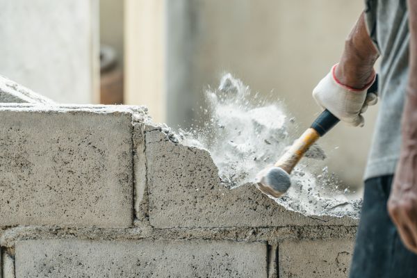Block Wall Demolition in Mandeville